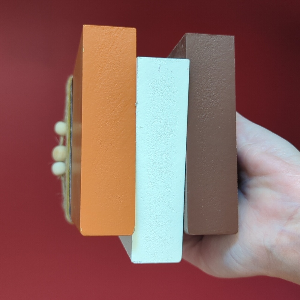 ❌SOLD❌🍂 PUMPKIN SPICE SEASON Book Stack Block Tabletop Sign - Picture 5 of 8
